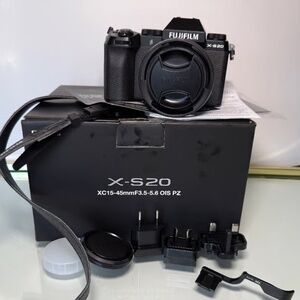 Fujfilm X-S20 Mirrorless Digital Camera with accessories, 5,814 shutter count